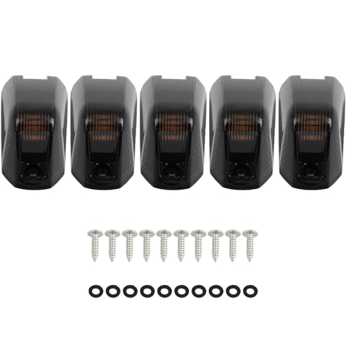 LBRST 12 LED Cab Roof Lights Roof Top Clearance Lights Cab Marker Lamps Fit For Ram ProMaster 2014 2015 2016 2017 Smoke Lens Amber Light Led Roof Running Lights