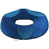 TheComfortZone Donut Cushion for Tailbone & Coccyx Pain Relief | Memory Foam Orthopedic Seat Cushion For Office Chair, Hemorrhoids, Pregnancy, Post-Surgery, Sciatica Support (Blue)