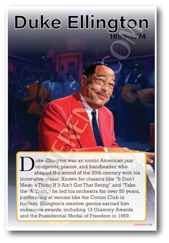 Duke Ellington - Jazz Composer - Biografia Poster 45,7 x 30,5 cm