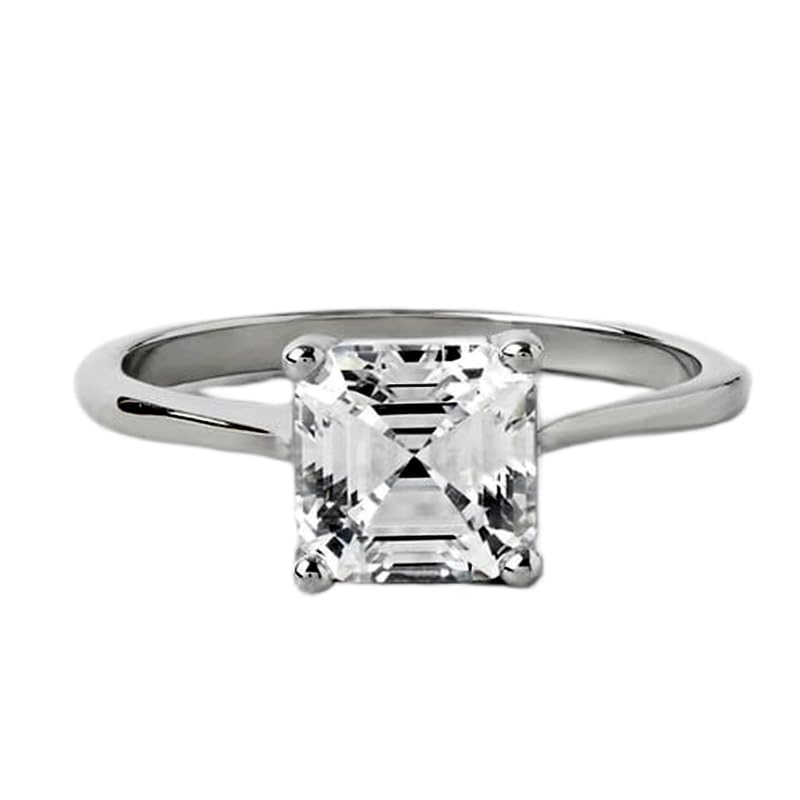 Bague solitaire argent 925 et zircon incolore pour illuminer vos tenues de soirée
