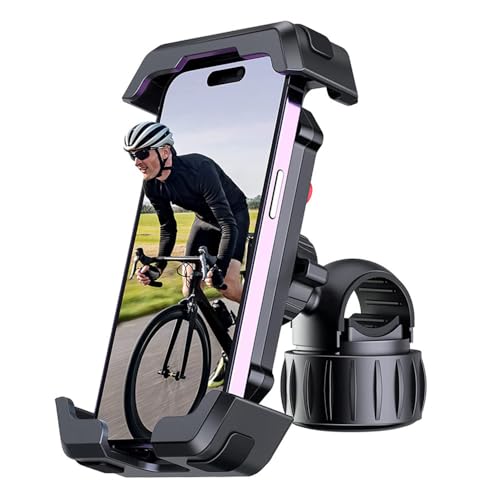 Support téléphone vélo absorption des chocs et installation rapide