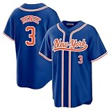 Carson Benge Jersey New York Blue Mens Baseball Stitched