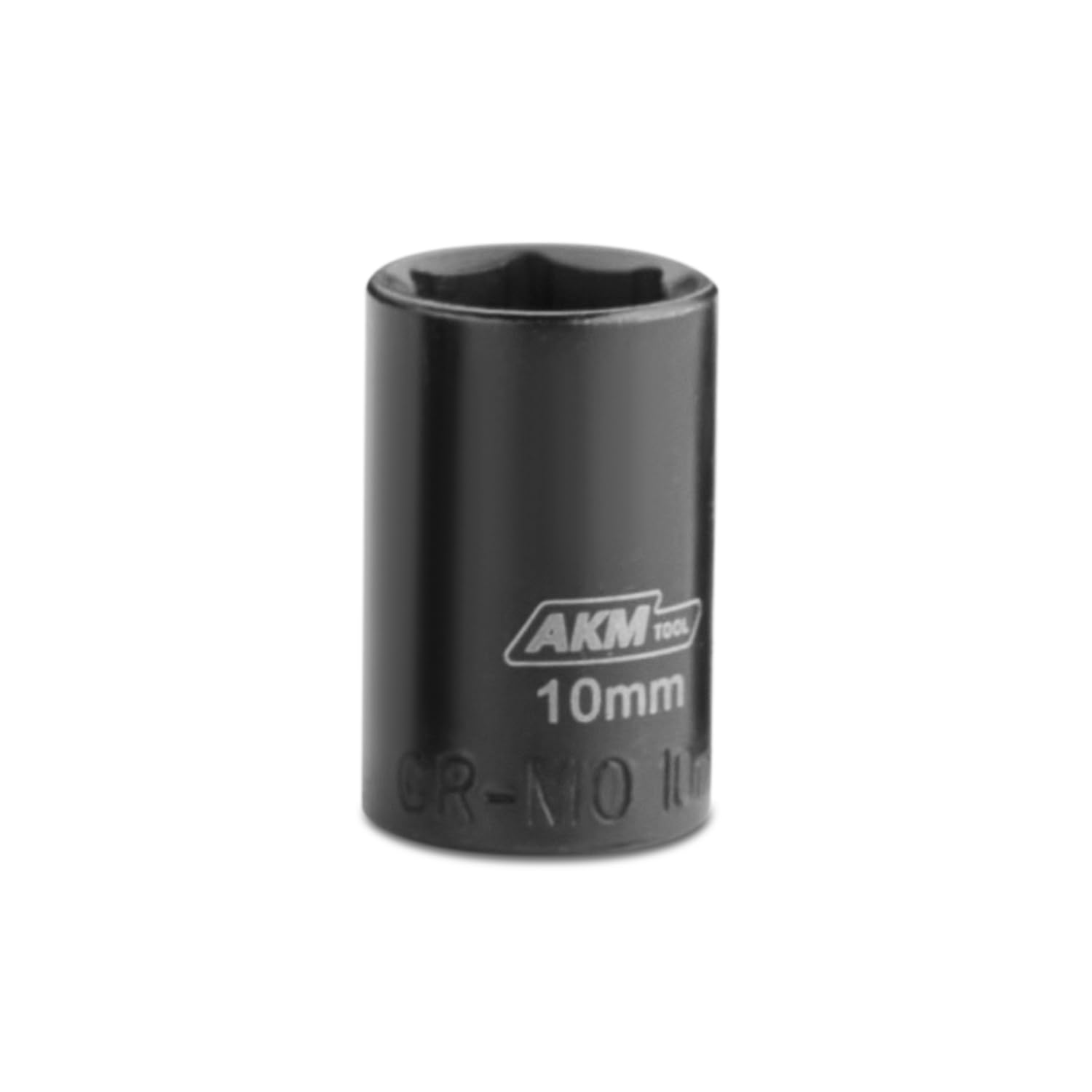 1/4 Inch Drive 10mm Magnetic Impact Socket Set, 1 PCS Metric, 6 Point, Cr-Mo, Square Drive, Magnetic Socket
