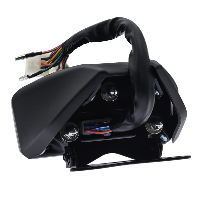 Contagiri Contachilometri Impermeabile con Retroilluminazione Digitale A LED for Motocicletta Universale di Nuovo Stile for 1,2,4 Cilindri(Only Gauge)