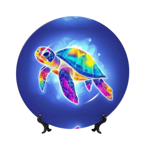 Platos decorativos de tortuga colorida para regalar en bodas e inauguraciones 2