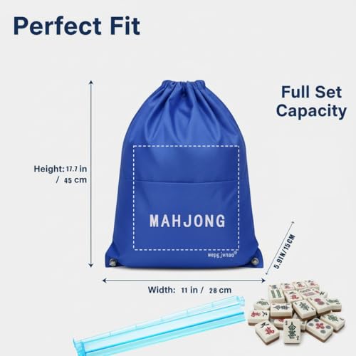 Bolsa de almacenamiento para Mahjong con doble hombro miniatura 2