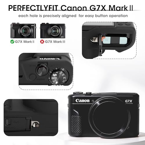 Funda para Canon PowerShot G7 X Mark II con accesorios miniatura 4