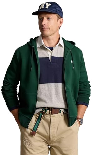 Image of POLO RALPH LAUREN mens Double-knit Full Zip Hoodie