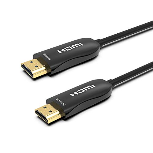 4K Fiber Optic High-Speed HDMI Cable 200 Feet (18.2 Gpbs - 4k 60Hz), Supports Ethernet, 3D, 4K 60Hz Dobly Vision HDR10, HDCP2.2, 4:4:4 and ARC HDMI 2.0