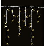 LightsGo Waterproof Warm White Icicle Christmas Fairy Lights 120 Lights 4 Metres Wide Plus Long Lead Cable - Safe Voltage (120 Lights 4M) - Image 3