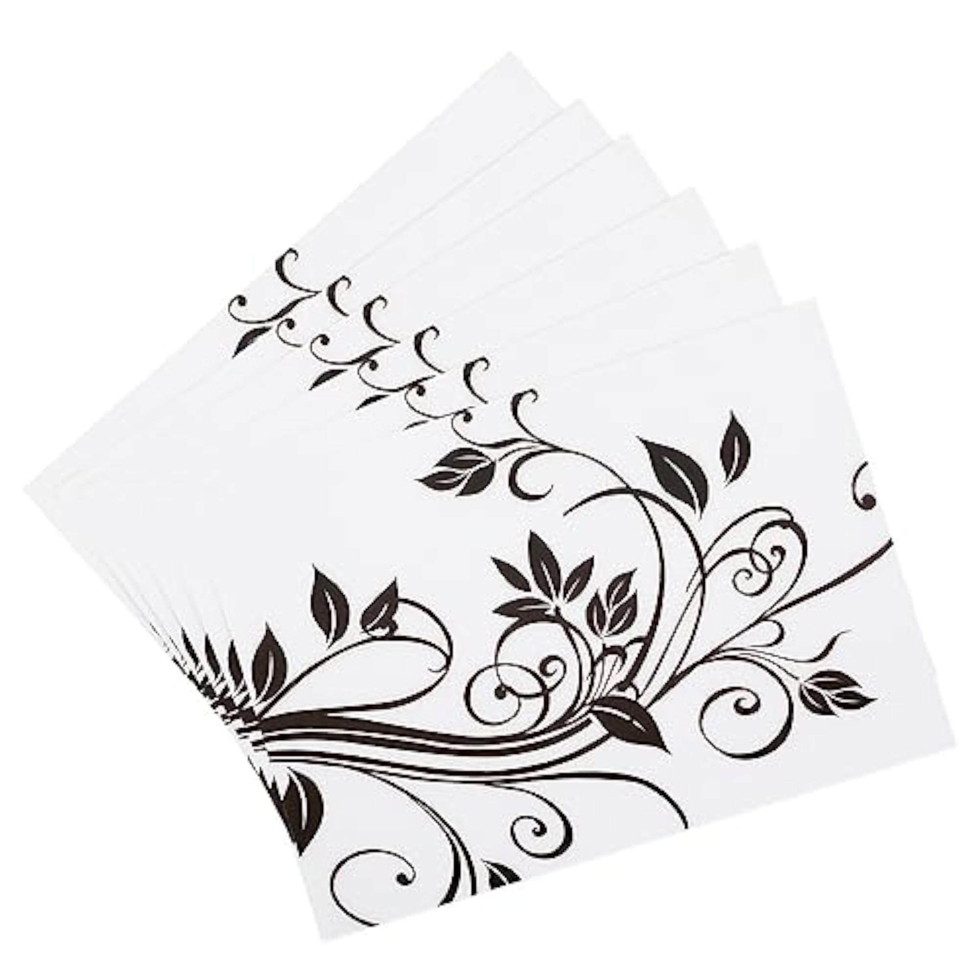 Printed PVC Rectangle Placemats, Geometric Design