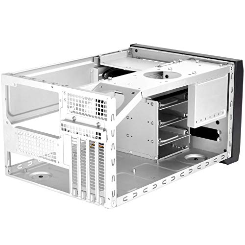 Gabinete SilverStone Technology SST-SG12B-V2 para PC de Forma Pequeña (SFF), Micro-ATX, con Panel Frontal de Aluminio miniatura 6