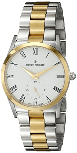 Montre Claude Bernard 23092 357J BR classique en acier dore pour homme