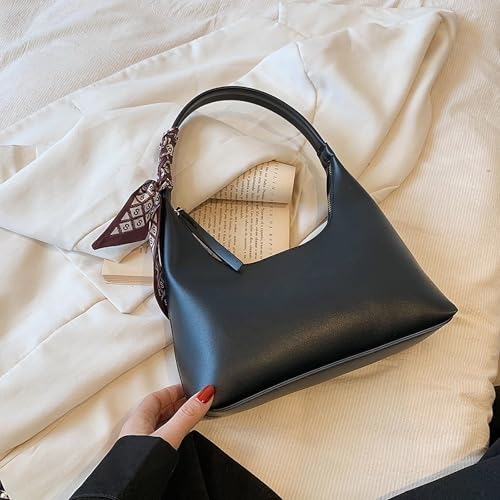 NEBIL Shoulder Bags for Women Trendy Leather Handbag,Small Clutch Hobo Bag Shoulder Purses With Zipper Closure2
