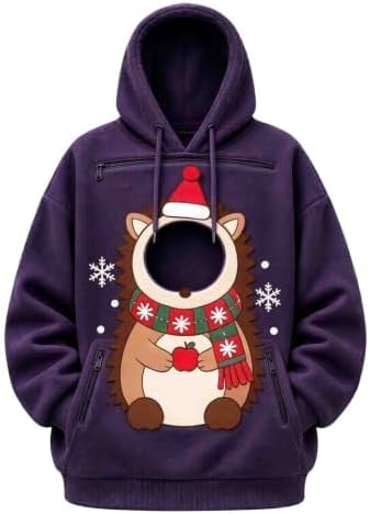 Christmas Sweatshirt Pet Pouch Hoodie Dog Carrier Sweatshirt