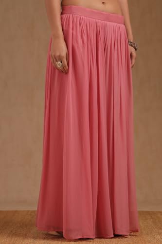 Image of Soch Womens Tissue Embroidered Suit Set With Sequins
