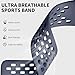 Getino Compatible with Fitbit Charge 5 Bands/Charge 6 Bands for Women Men, Breathable Replacement Sport Strap Adjustable Wristbands for Fitbit Charge 5/ Charge 6 Advanced Fitness Tracker, Blue Grey