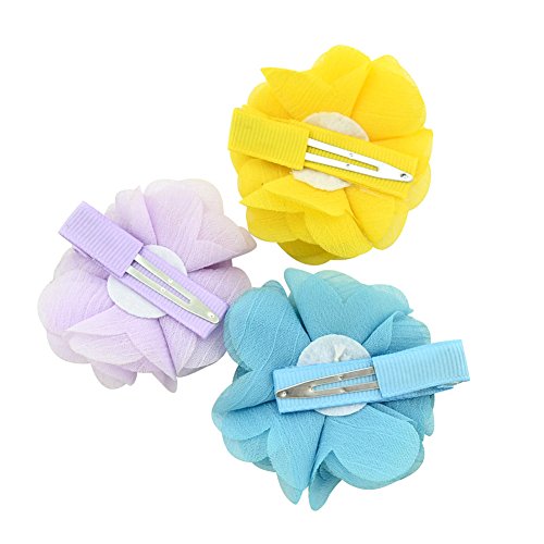 24-Pcs-Bebe-Filles-Pinces-A-Cheveux-En-Mousseline-De-Soie-Fleurs-Barrettes-De-Cheveux-pour-Les-Adolescents-Enfants-