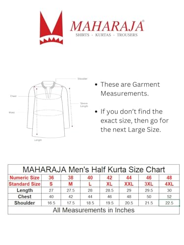 Image of Maharaja Linen Regular Short Kurta with Ful Sleeves for Men
