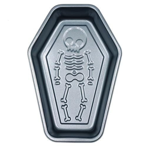 Kundalini Coffin Shaped Baking Mold Non-Stick Halloween Skeleton Cake Pan