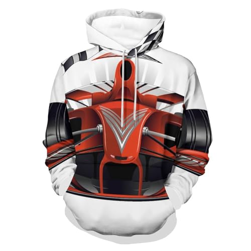 Sweat à capuche voiture de rallye pull unisexe idéal pour les sorties