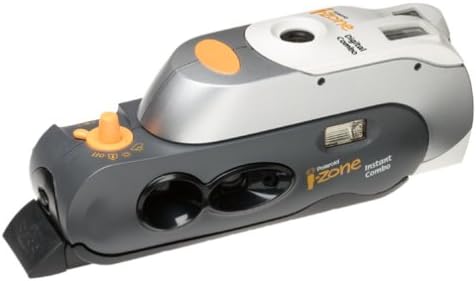 Polaroid i-zone Digital and Instant Combo Camera, showing the instant camera lens and digital camera components