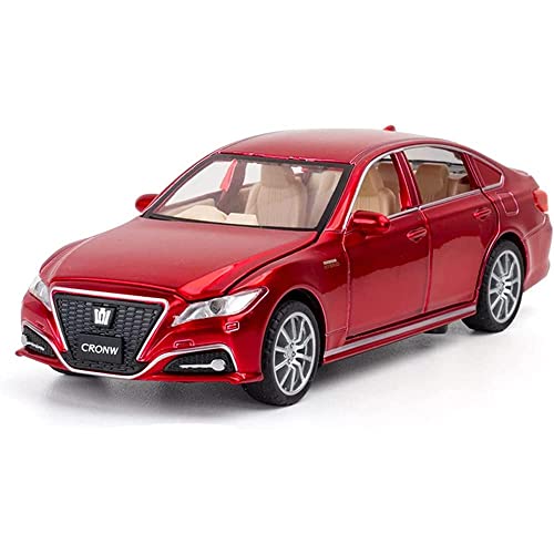 Image of Exclusive Alloy Metal Pull Back Die-cast Car 1:32 Toyata Crown Diecast Metal Pullback Toy car with Openable Doors & Light, Music Boys Gifts Toys for Kids (Multi Color)