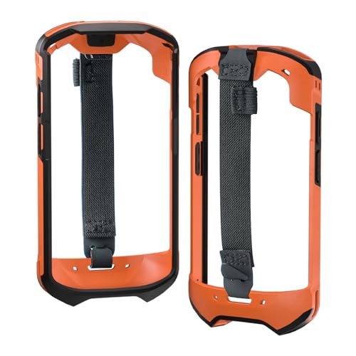 IYOUBOL TC51 TC52 TC56 TC57 TC510K Case with Hand Strap - Protective & Ergonomic for Zebra Handheld Barcode Scanners SG-TC5X-EXO1-01 SG-TC5X-EXONHS-01 (Orange)