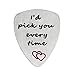 YeeQin I'd Pick You Every Time Guitar Pick, Musical Gift, Anniversary Date, for Men