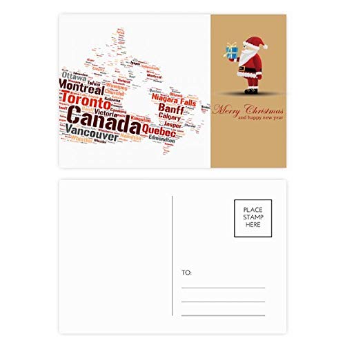 Cartes postales Ville du Père Noël - Lot de 20 souvenirs de Laponie créatifs