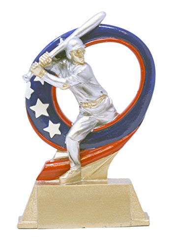 Decade Awards Baseball Superstar Trophy - MVP Award - 6.5 Inch Tall - Engraved Plate on Request