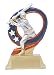 Decade Awards Baseball Superstar Trophy - MVP Award - 6.5 Inch Tall - Engraved Plate on Request