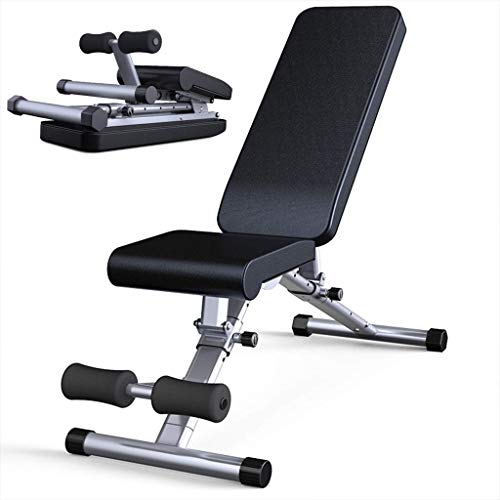 PBDEW Banco con Mancuernas Multifuncional, Banco Ajustable, Silla para Fitness, Abdominales, Prensa de Banco, Equipo de Fitness