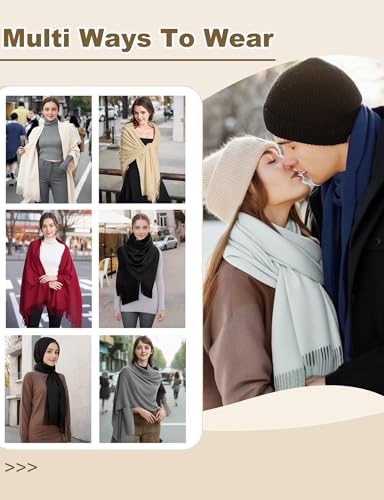 AURUZA Shawls and Wraps for Evening Dresses, Soft Pashmina Shawls for Women, Pashmina Shawls for Wedding Party4