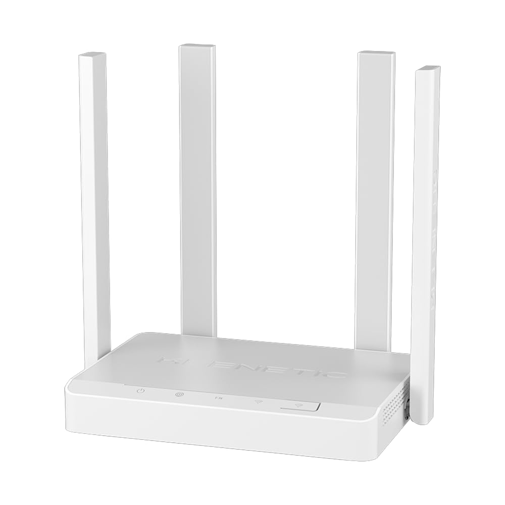 Keenetic Speedster Router/Extender Gigabit Wi-Fi 5 mesh AC1200 con smart switch Gigabit a 4 porte