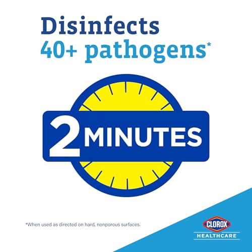 Clorox Healthcare VersaSure Cleaner Disinfectant Wipes, 6.75" x 8", 85 Count Canister, Pack of 6 (Package May Vary) - image 4