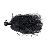 Marabou Jig - Black - 1/8 oz