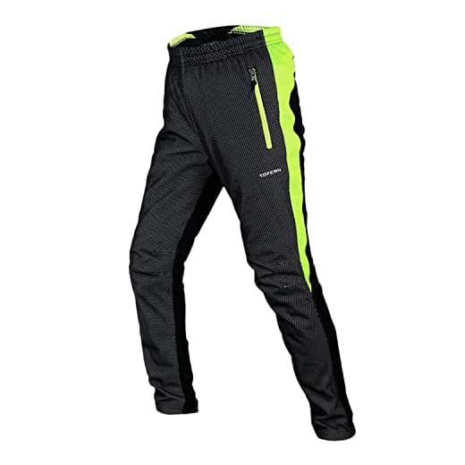 Thermo Fahrradhose Herren Winter lang Winddicht wasserabweisend atmungsaktiv Softshell mit Fleecefutter warme Radhose MTB Outdoor Jogging Wandern