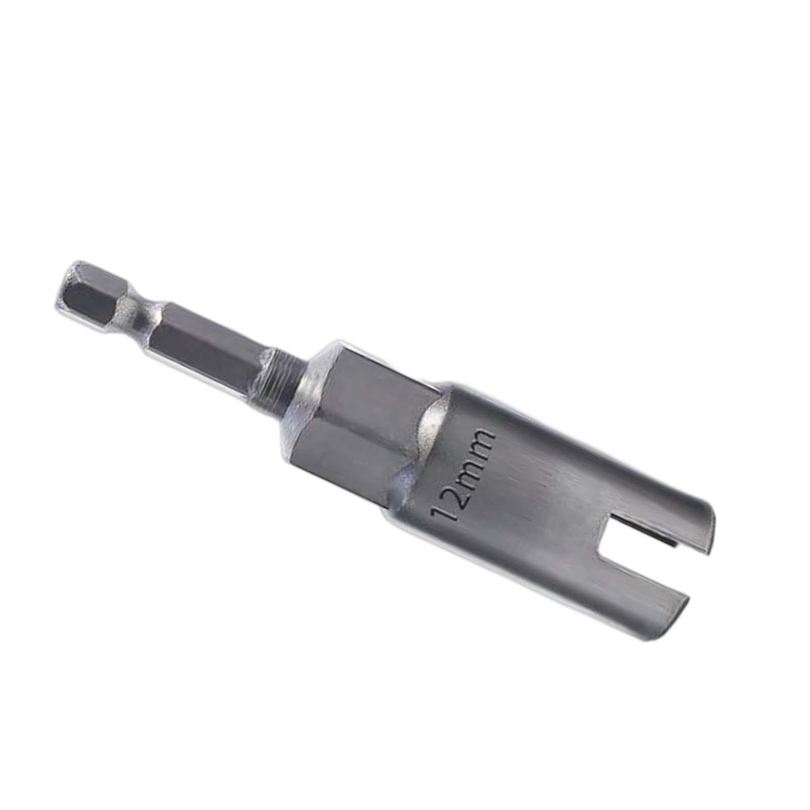 PUXZYAX Effortless Butterfly Nut Driver Set 8mm Innovative to Simplify DIY Adventures Shutters Steel Slot Nut Bolts Screwdriver Sleeve Bolts 8mm Butterfly, Silver, 80x12mm