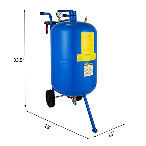 VEVOR Sabbiatrice Pneumatica in Acciaio