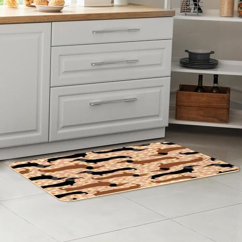 Tapis de cuisine absorbant et antidérapant lot de 2 lavable
