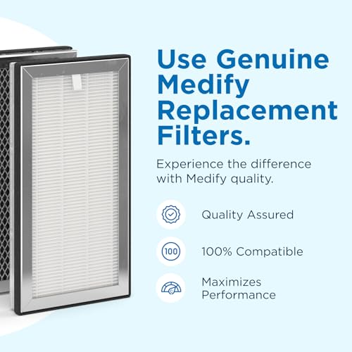 Medify MA-15 Replacement Filter | H13 True HEPA 99.9% particle removal | 3 in 1 Pre-filter, H13 HEPA Filter and Activated Carbon 1-Pack