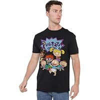 Rugrats Group - Camiseta Unisex, Color Negro, Talla S, Negro, S