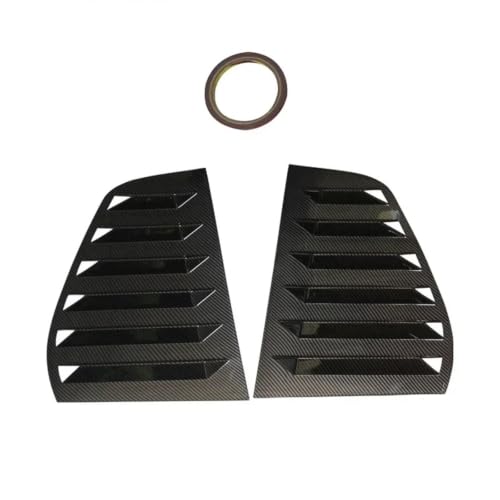 Spoiler de vitre latérale arrière pour Golf 5 6 7 MK5 MK6 persiennes d'aération noir