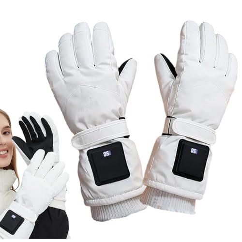 Guantes calefactables USB con control térmico para ciclismo y senderismo