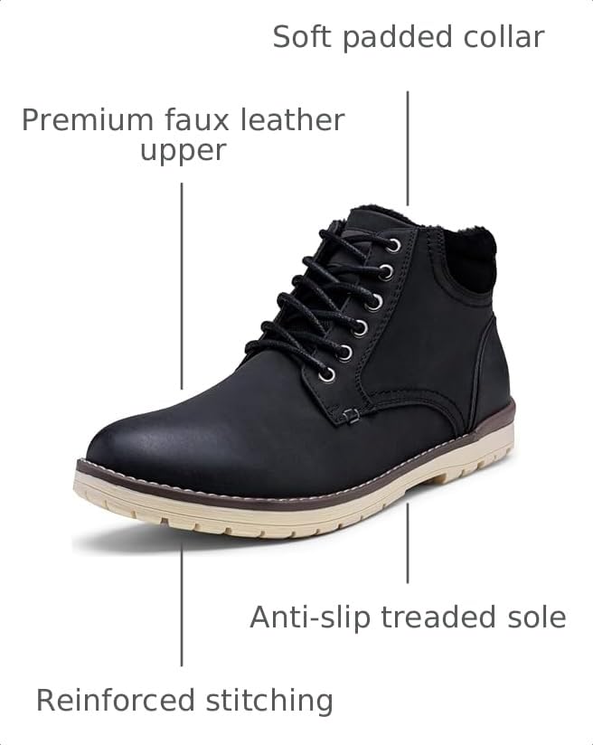 Image of Vostey Men's Boots Hiking Boots Casual Boots for Men