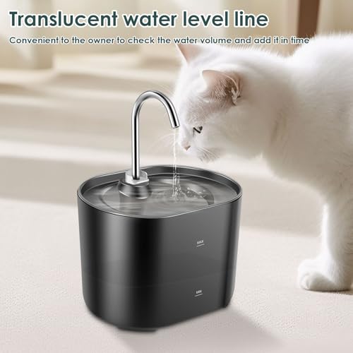 Fuente de agua para gatos de gran capacidad 2.2L miniatura 6