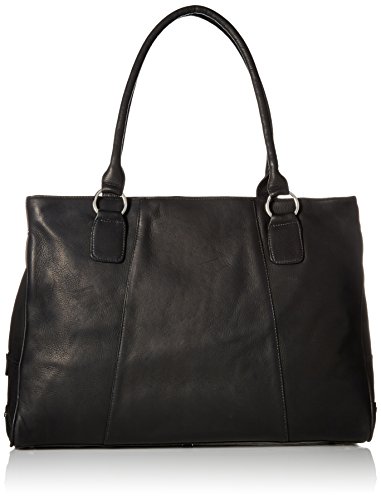 Piel Leather Laptop Travel Tote, Black, One Size #TOP15