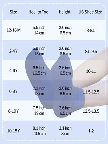 Cooraby 15 Pack Kids' Half Cushion Low Cut Athletic Ankle Socks Boys Girls Ankle Socks2