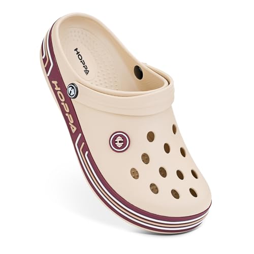 Image of Hoppa Trio Clogs for Men, Extra Soft EVA Moulded Slip-On Clogs | Lightweight, Cushioned, Water-Resistant & Non-Slip | Everyday Casual Footwear